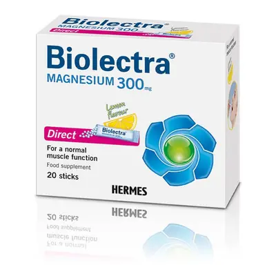 Biolectra Magnésium Direct Citron 300mg, 20 sachets, Hermes Arzneimittel