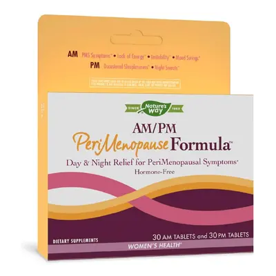 AM-PM PeriMenopause Formula Nature's Way, 60 comprimés, Secom