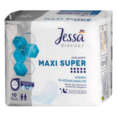 Jessa maxi super serviettes d'incontinence, 10 pcs