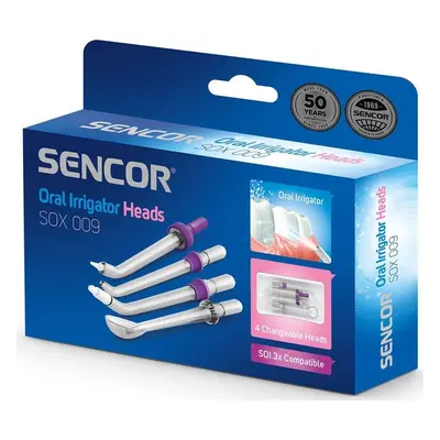 SENCOR SOX 009 SOX TESTS 1×33 pcs, têtes de remplacement pour douche buccale