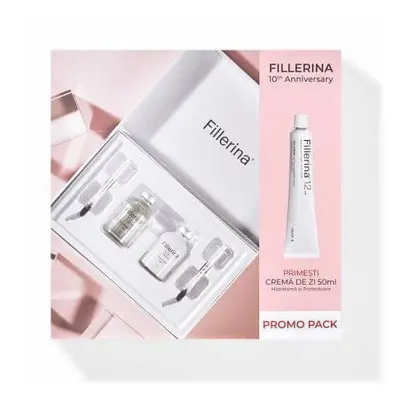 Traitement intensif Fillerina 12HA Densifying GRAD 4 + Crème de jour Fillerina 12HA Densifying G