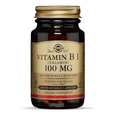 Vitamine B1 (Thiamine) 100mg, 100 gélules, Solgar