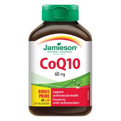 Jamieson Coenzyme Q10 60 mg 80 gélules