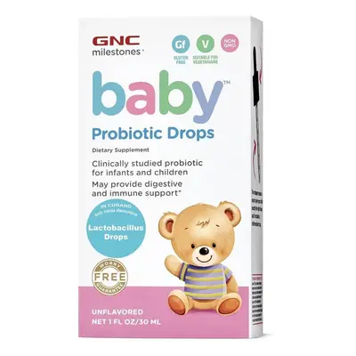 Milestones Baby Lactobacillus Picaturi (424682), 30 ml, GNC