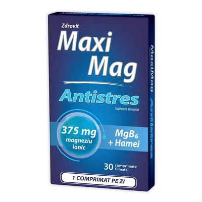 MaxiMag Antistress 375 mg, 30 comprimés, Zdrovit