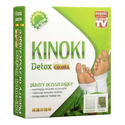 Kinoki Detox Gold Bio-Formula Bio-Formula Cleansing Patches 10 pcs Aura Herbals