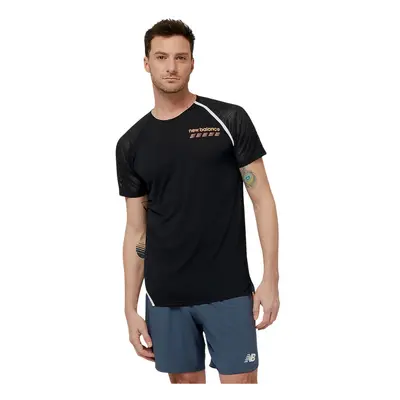 T-shirt à manches courtes New Balance Accelerate Pacer Noir, Taille XS