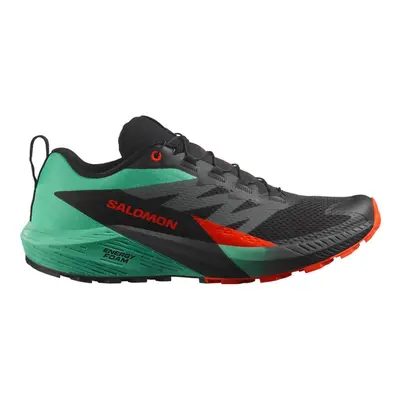 Baskets Salomon Sense Ride 5 Noir Vert AW24, Taille EU 44 2/3