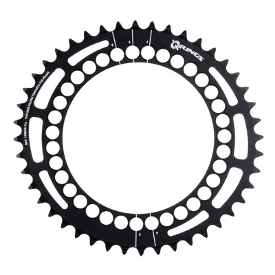 Plaque Ovale Rotor Q-Ring Intérieur Noir, BCD 34D - BCD 110x4 Shimano