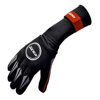 Gants de Natation Zone3 Noir Rouge, Taille L