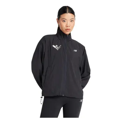 Veste New Balance Athletics Valencia Marathon noir orange femme, Taille S