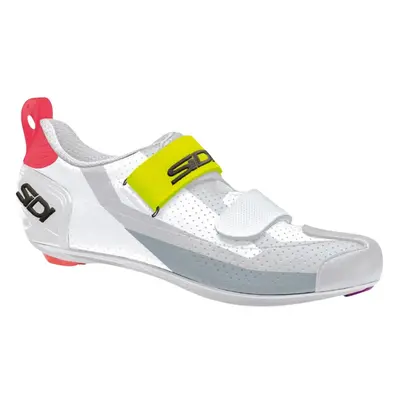 Chaussures SIDI T-5 Air Blanc Gris Jaune, Taille 41 - EUR