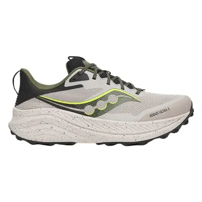 Chaussures Saucony Xodus Ultra 3 Beige Vert SS25, Taille 45 - EUR