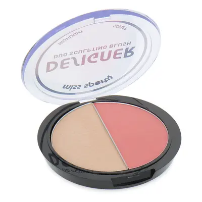 Miss Sporty Designer Duo Sculpting Highlighter & Blush - Peachy