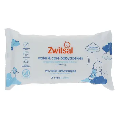 Zwitsal Water & Care Babydoekjes - 75 stuks