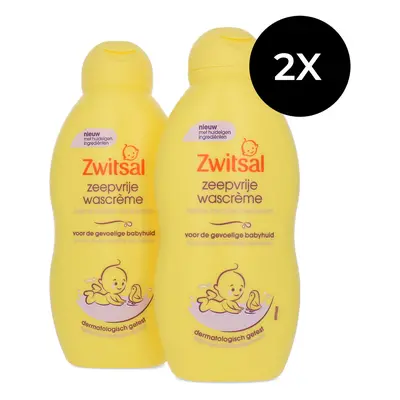 Zwitsal Crème lavante sans savon - 2 x 200 ml