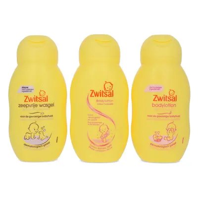 Zwitsal Body Lotion-Body Lotion Extra - Gel Lavant Sans Savon - 3 x 75 ml