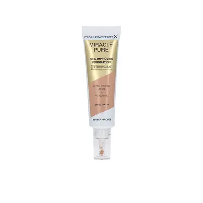 Max Factor Miracle Pure Skin-Improving Fond de teint - Deep Bronze