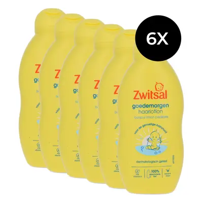 Zwitsal Goedemorgen Haarlotion - 6 x Lotion pour les cheveux Good Morning - 6 x 200 ml