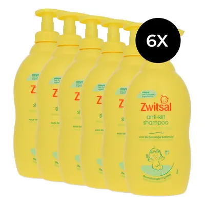 Zwitsal Anti-Klit Shampoo Shampoing Anti-Klit - 6 x 400 ml