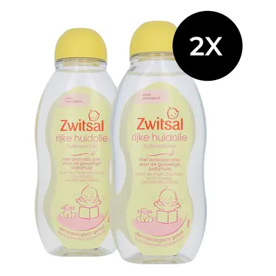 Zwitsal Huile de peau riche - 2 x 200 ml