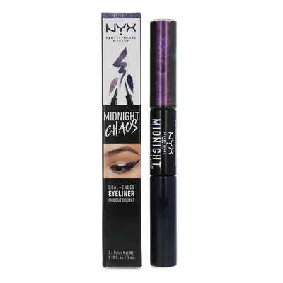 NYX Midnight Chaos Dual Ended Eyeliner - Blue/Midnight Warrior