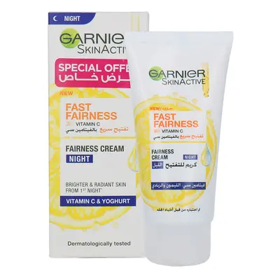 Garnier SkinActive Fast Fairness Vitamin C Night Cream - ml