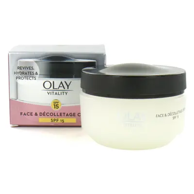 Olay Vitality Face & Décolletage Crème de jour - 50 ml