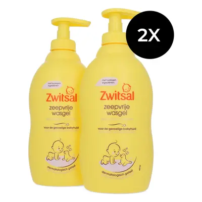 Zwitsal Gel lavant sans savon - 2 x 400 ml