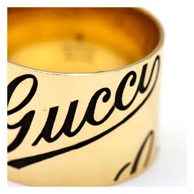 GUCCI - Bague collection imprimé icône en or jaune - Bague Gucci - bijou de luxe certifié