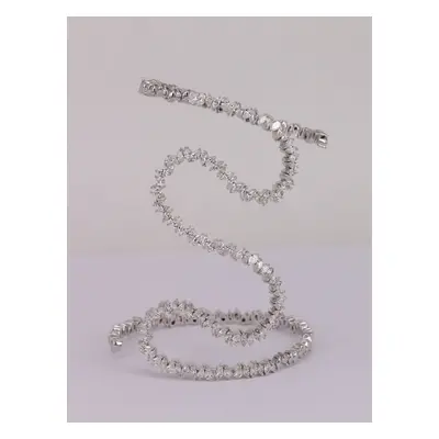 Bracelet serpent Or blanc Diamants - Bracelet Vintage - bijou de luxe certifié