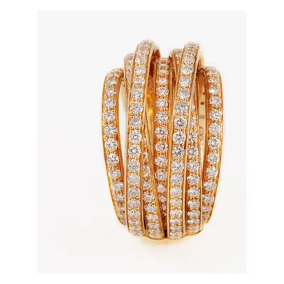 DEGRISOGONO - Bague collection "Allegra" Or Rose & Diamants - Bague De Grisogono - bijou de luxe