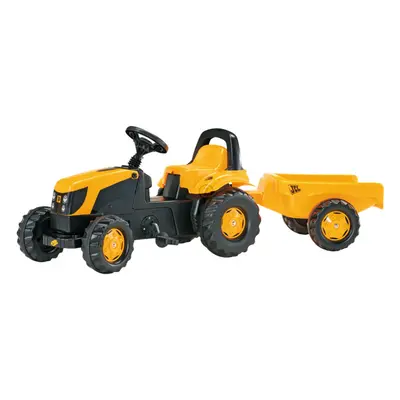 Tracteur miniature JCB avec remorque 012619