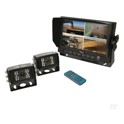 Kit Camera Couleur 7 Quad-Screen, 2 CAMERAS