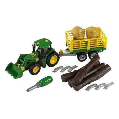 Tracteur miniature John Deere 2 remorques K3906