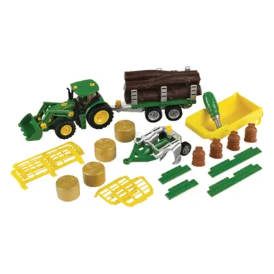 Tracteur miniature John Deere 5 remorques K3907