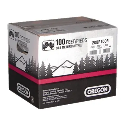 Chaine tronconneuse carree oregon 75lpx rouleau 100 pieds 3/8" / 1,6