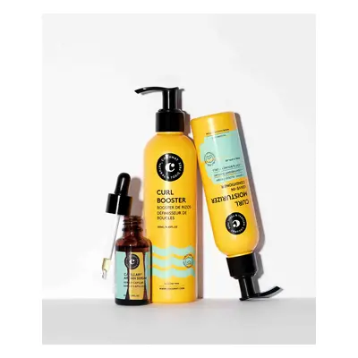 Programma Ricci Splendenti - Idratante Leave In + Curl Booster + Serum all'Olio d'Argan - Metodo