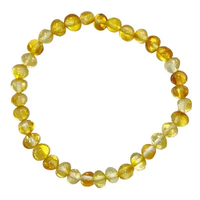 Bracelet Ambre Jaune - Pierres Pépites