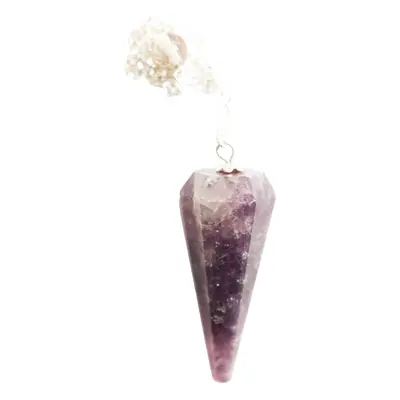 Pendule Lepidolite - Hexagonal