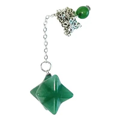 Pendule Aventurine verte - Merkaba