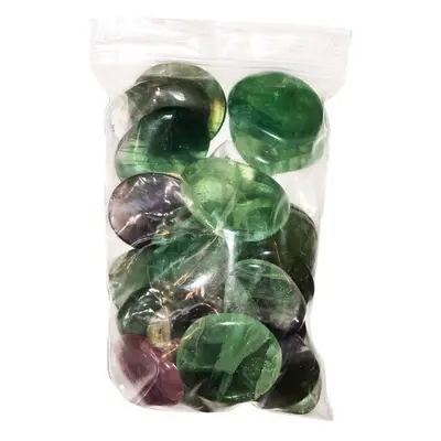 Pierres plates Fluorite multicolore - 500grs