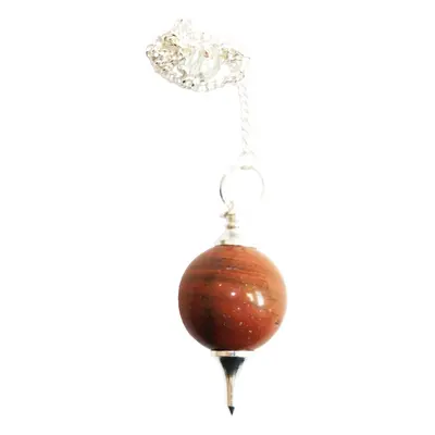 Pendule Jaspe rouge - Boule