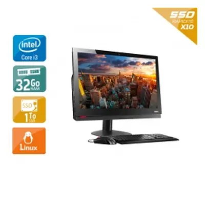 Lenovo ThinkCentre M910Z AIO i3 Gen 7 24" - 32Go RAM 1To SSD Linux