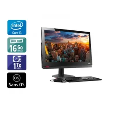 Lenovo ThinkCentre M910Z AIO i3 Gen 7 24" - 16Go RAM 1To HDD Sans OS