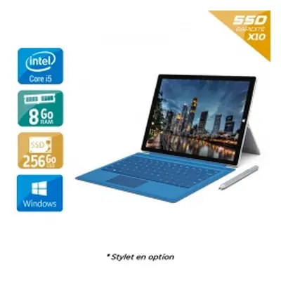 Microsoft Surface Pro 3 12" i5 8Go RAM 256Go SSD Windows 10 avec Clavier