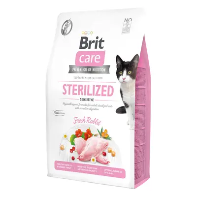 Croquettes Chat - Brit Care Grain Free Sterilized sensitive - 2kg