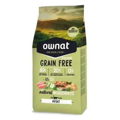 Croquettes Chat - Ownat Grain Free Prime Dinde & Poulet 1kg