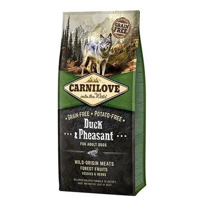 Croquettes Chien - Carnilove Adulte Sans Céréales Duck & Pheasant - 12kg