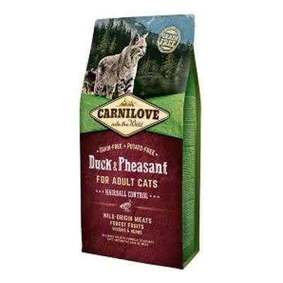 Croquettes chat adult - Carnilove Cat Duck & Pheasant - 6kg